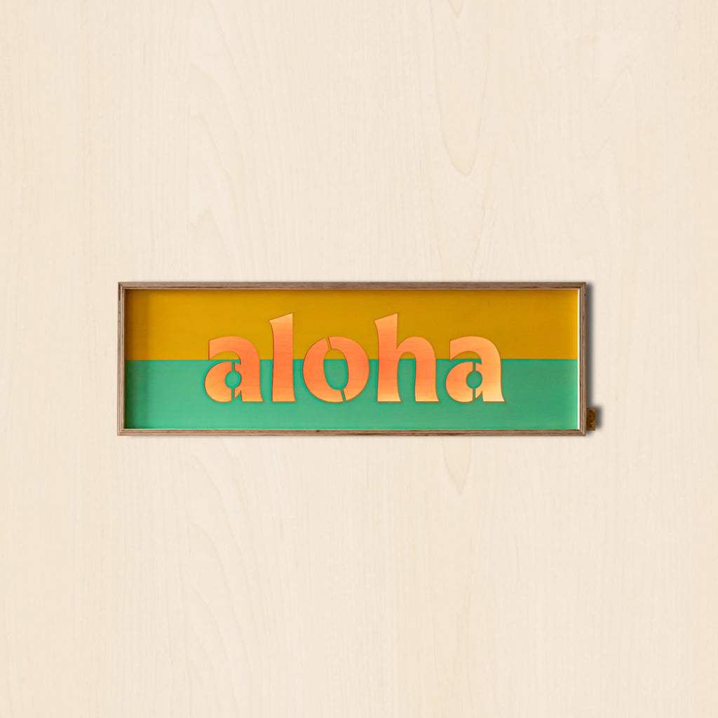 Aloha Lightbox – Good Grain Design Ltd